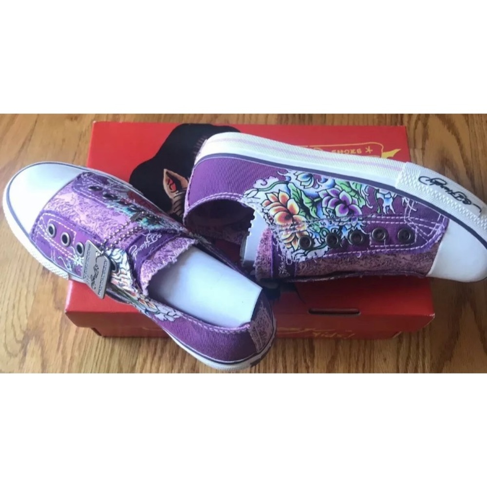 NWT ED HARDY KIDS PURPLE LR SERRANO GIRLS' - Picture 3 of 6